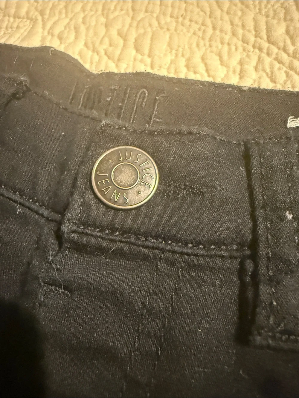 Justice Black Skinny Jeans - Classic Slim Fit